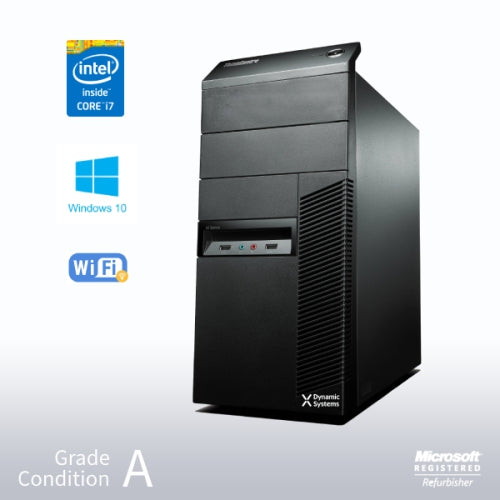 Refurbished - Lenovo ThinkCentre M93p Tower, Intel i7 4770