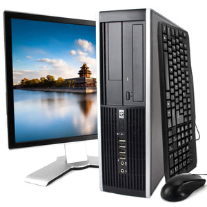 HP Elite 8200 i5 2400 3.1ghz 8GB Ram 120GB SSD 19" Monitor Combo WIFI Win10