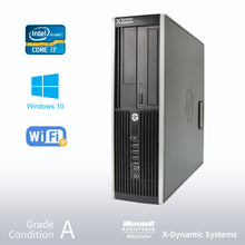 Load image into Gallery viewer, HP Elite 8300 SFF Desktop, Intel i7 3770 3.4GHz/ 16GB DDR3 RAMS / DVD/ Win10 Pro  *** Choose Your SSD &amp; HDD Options***