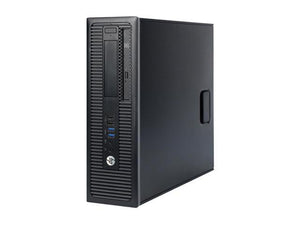 HP Desktop Computer EliteDesk 800 G1 Intel Core i5 4th Geni5-4570 16 GB DDR3 240 GB SSD Intel HD Graphics 4600 Windows 10 Pro 64-Bit