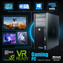 Load image into Gallery viewer, ***Customized Gaming HP Z220 Workstation*** Intel Core i7-3770 3.4GHz/ Nvidia GTX1650 Super 4GB Gaming/ Win 10 Home/ VR Ready