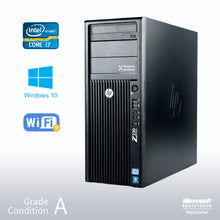 Load image into Gallery viewer, ***Customized Gaming HP Z220 Workstation*** Intel Core i7-3770 3.4GHz/ Nvidia GTX1650 Super 4GB Gaming/ Win 10 Home/ VR Ready
