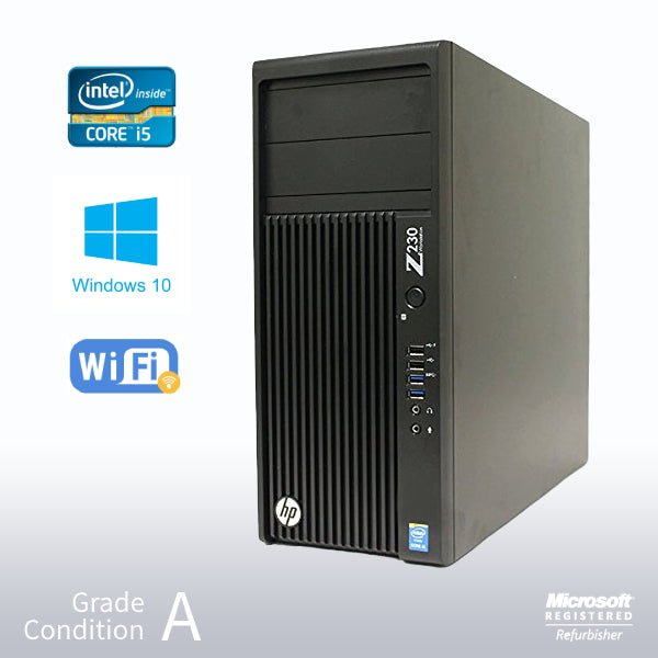 Refurbished-HP Z230 Gaming Workstation/ Intel Core i5-4570 3.2GHz 
